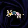 Broche de Caballo con Microincrustaciones de Circonita de Cristal, Diseño de Nicho, Broche Exquisito para el Año del Caballo, Accesorio de Moda de Lujo Ligero de Alta Gama para Mujer