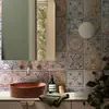 Suministro directo de fábrica de Foshan 100x100 antideslizante azulejo artístico para restaurante cocina baño balcón azulejos pequeños esmaltados
