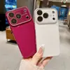 Funda de verano de color sólido con ventana grande instantánea, adecuada para Apple 17 Pro Max, iPhone 18 Pro, cobertura total para 16/15