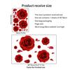 Pareja atmósfera romántica pegatinas de pared de rosas Amazon comercio exterior sala de estar decoración de dormitorio pegatinas de habitación pegatinas al por mayor