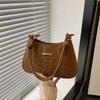 Bolso de Hombro Único de Estilo Coreano, Texturizado, Estampado de Leopardo, Nuevo Tendencia Otoño 2026, Retro, de Alta Gama, Elegante, para Viajar al Trabajo