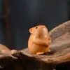 Souvenir de Navidad Talla en Madera de Ciprés Llavero Colgante Navideño Productos de Madera del Zodiaco de Dibujos Animados Dragón, Serpiente y Año del Caballo