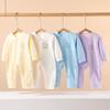Mameluco de Algodón para Bebé Ropa para Gatear para Bebé Primavera y Otoño Ropa de Manga Larga Ropa Interior Recién Nacido Harper Sin Costuras Pijama para Recién Nacido