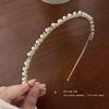 Diadema con lazo de perlas de alta calidad para mujer, diadema con pinza para el cabello de hada Mori de verano, para celebridades de Internet 2022, nueva