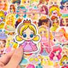50 Adhesivos Infantiles de Princesas Lindas para Coche, Teléfono Móvil, Mochila Escolar, Estuche de Lápices, Adhesivos Decorativos Impermeables, Papelería Adhesivos Creativos