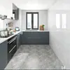 Azulejos de Mármol Blanco Jazz 300x600 Baño Cocina Azulejos de Pared Brillantes Balcón Baño Azulejos Pulidos Grises