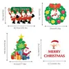 Artigos de Festa Decoração Enfeites de Porta de Natal Papai Noel Pendurado na Porta Pingente de Porta Layout do Local