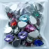 Gota D'água em Forma de Garra Strass Costurado à Mão DIY Vestido de Noiva Sapato Acessórios de Vestuário Costura de Roupas Decorações de Acrílico Branco