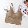 Top Tubo de Peito com Alça Envolvente Costas Bonitas Versão Estendida Grande Sutiã Colete para Menina Roupa Íntima Roupa Externa Roupa de Baixo Feminina