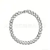 Colar Pulseira de Ouro Hip-Hop Chapéu Preto de Pescador Popular Óculos com Armação de Espelho Anel de Dólar Conjunto de Vestido de Baile