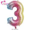 Globo de Película de Aluminio Digital Versión Gruesa de 30 pulgadas / 32 pulgadas Globo Venta al por Mayor Globo Digital de 75 cm Decoración de Fiesta Globo Inflable