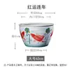 Fabricante de tanques de loto de cerámica de Jingdezhen, tanque grande para tortugas y peces, tanque grande de loto marino para patio, tanque de agua grande integrado