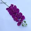 Simulação de 9 Orquídeas Phalaenopsis Impressão 3D Arco de Casamento Decoração de Casa Layout de Shopping Flor Artificial Flor de Seda Atacado