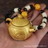 Imitación Latón Dragón y Fénix Mango Chengxiang Hu Mango Lingote de Oro Yuanbao Artesanía en Metal Adornos de Descompresión de Escritorio