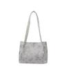 Bolso de gran capacidad, novedad de verano 2024, bolso de hombro de moda con textura de PU, bolso de mano pequeño con mariposas frescas debajo del brazo.