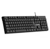 Explosiones transfronterizas punto juego de teclado y ratón con cable conjunto de accesorios para computadora universal interfaz USB conjunto de teclado y ratón para oficina