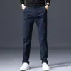 Hong Kong High-end 2026 Calças Casuais de Inverno Masculinas Perna Reta Solta Calças Masculinas Novo Estilo Versátil Business Calças Longas