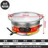 Máquina Parrilla para Salchichas de Escritorio, Máquina Parrilla para Hot Dogs a Gas Enchufable, Máquina Parrilla para Salchichas de Piedra Volcánica, Doble Uso Dos en Uno