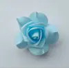 Flores de Espuma Pe Rosas Bico de Galinha 8cm Atacado, Rosas Artificiais Atacado, Bolas de Flores para Decoração de Ambiente de Casamento, Fornecimento do Fabricante