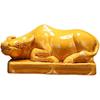 Venta al por mayor de muebles de cerámica Tang sancai para decoración de ganado, decoración de sala de estar, ganado del zodiaco, porcelana, cuerno de ganado, decoración de oficina y sala de estar.