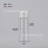 Em Estoque Garrafas Plásticas Transparentes Flip-Top 30 50 100ml Flexíveis para Cosméticos Loção Tampa Borboleta Garrafas Dosadoras