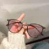 Gafas de Sol Fotocromáticas de Prescripción de Moda Nuevo Estilo para Hombres y Mujeres, Montura Redonda Retro, Montura Ultraligera, Artísticas y Frescas