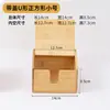 Caja de Pañuelos Personalizable con Logo para Uso Comercial en Restaurantes, Hoteles y Posadas; Caja de Pañuelos de Papel Publicitaria con Grabado; Caja de pañuelos de almacenamiento de bambú; Nuevo producto