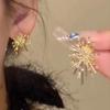 Exquisitos Aretes de Fuego Artificiales con Micro-Adornos, Elegantes y de Alta Gama, Versátiles y de Moda, Aretes al por Mayor