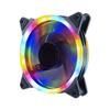 Grande 4Pin computador 12cm mudo 12025 ventilador de resfriamento luminoso desktop Aurora ventilador de chassi de abertura dupla