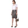 Factory spot 2022 mulberry seda mercerizada algodão T-shirt feminina verão versão solta grande crew neck short manga inferior camisa