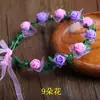 Diadema de Corona Estilo Coreano Chica Mori Corona Anillo para el Cabello Código QR Brillante Venta al por Mayor Tocado para Foto Pulsera para Niños Promoción Local