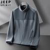 2024 Juventud Nuevo Abrigo de Moda para Hombre con Forro de Polar Cálido Moda Bordado Cárdigan de Moda para Hombre 7035