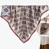 Bufanda Grande Azul de Algodón Lino con Patrón de Anacardo 90% Bufanda de Seda Protector de Cuello Estilo Coreano para Mujer Chal Pañuelo Fino para la Cabeza Bufanda de Terciopelo Rosa