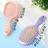 Peine Masajeador de Patrón de Cuadrícula Cuadrada Transfronterizo para Cabello Húmedo y Seco Peine Alisador Color Perlado Sin Nudos Huiyun Nuevo Producto