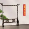 Soporte de cepillo colgante de 12 pines Soporte para bolígrafos de madera maciza Madera de ala de pollo Soporte para cepillos de grifo Soporte colgante para bolígrafos para principiantes y estudiantes