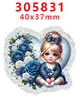 Brillo Transfronterizo Dibujos Animados Acrílico Resina DIY Accesorios para Joyería Parche Pasador Pasador Gt-Ty-256781