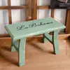 Taburete de Escritorio Rústico de Madera Maciza Estilo Vintage, Silla Pequeña Creativa Personalizada, Soporte para Flores, Accesorio de Decoración para el Hogar, Accesorio Decorativo, Adorno