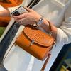 Bolso de Hombro de Mano de Piel de Vacuno de Primera Capa Seleccionada Cuidadosamente, Bolso Bandolera, Bolso Nuevo de Cuero Genuino para Mujer, Solapa Versátil y de Alta Gama al Por Mayor
