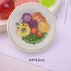 Plato de cerámica pequeño y nuevo para simulación, pegamento de crema DIY para casa de muñecas, juguete, base para adornos de coche de animación, accesorios de resina, lote