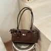 Bolso Retro de Alta Gama para Piel Grasa para Mujer Nuevo Estilo 2026 Moda Commute Bolso de Hombro Único Bolso de Axila Bolso de Mano Boston