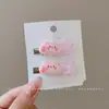 Pinzas para el Cabello de Color Dopamina para Niñas, Pinzas de Pato, Accesorios para el Cabello para Flequillos, Pinzas de Estrella, Pinzas Laterales