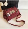 Bolso bandolera para niños y estudiantes bolso bandolera de lona para hombre bolso escolar de gran capacidad para clase bolso de hombro moderno para mujer que combina con todo