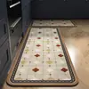 Tapete de Chão Durável e Resistente à Sujeira para Dropshipping Tapete de Cozinha Tapete de Entrada de Banheiro Capacho Estilo Minimalista Wabi-Sabi