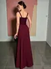Moda Femenina Europea y Americana Transfronteriza Sexy Vestido de un Hombro Diseño Femenino Primavera y Verano Empalme de Encaje Hueco Abertura Vestido Largo