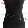 Joyería Transfronteriza Europea y Americana Verano Simple Playa Doble Capa Cadena de Cuentas Cadena de Cintura con Forma de Serpiente Sexy Chica Caliente Cinturón de Bikini