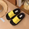Nuevas Chanclas Tejidas de Moda con Diseño para Aumentar la Altura para Mujer, Adecuadas para Usar al Aire Libre, Verano 2026, Suela Gruesa, Sandalias de Deslizamiento de Moda Estilo Ins