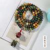 Dunhuang quema de carbón 108 pulseras de bodhi para hombre diseño de mano cuentas de bodhi cuentas pulseras literarias para jugar al por mayor