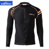 Traje de baño de pareja con cremallera y manga larga hecho a medida para hombres y mujeres, protector solar, secado rápido, impermeable, adecuado para surf y uso en la playa