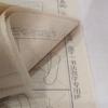 Script regular trazado cuaderno rojo copia práctica caligrafía principiante rejilla carácter arroz papel borde lana Yan Zhenqing Ouyang Xun Cao Quanbei