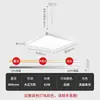 Lustre retrátil e ajustável Mahjong light, ultra-brilhante, para salas de xadrez e cartas, salas de mahjong, uso comercial, luminária quadrada preta